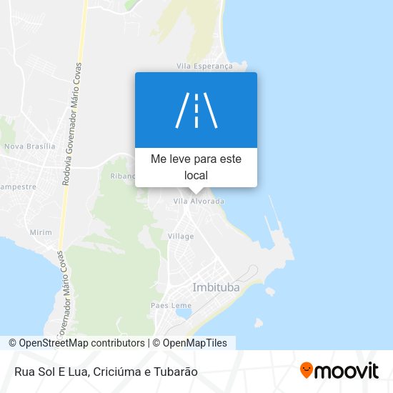 Rua Sol E Lua mapa