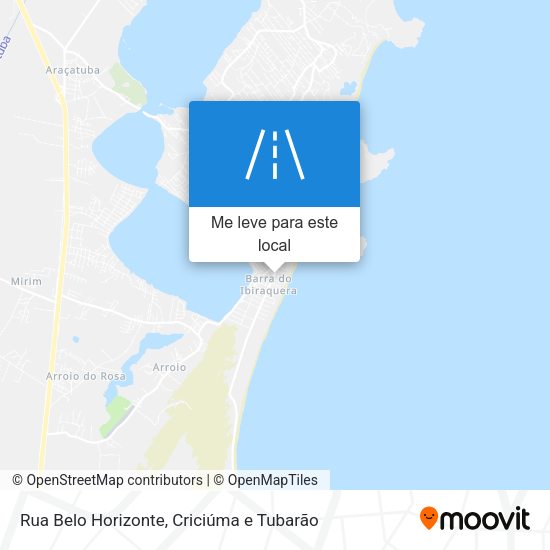 Rua Belo Horizonte mapa
