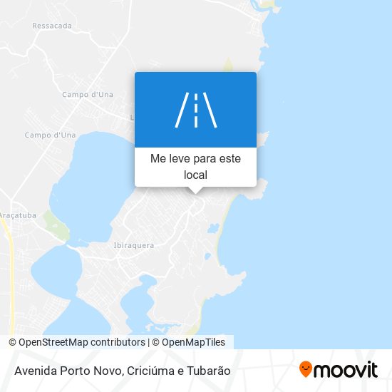 Avenida Porto Novo mapa