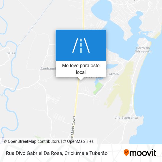 Rua Divo Gabriel Da Rosa mapa
