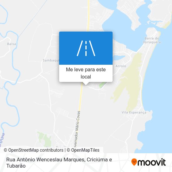 Rua Antônio Wenceslau Marques mapa