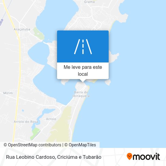 Rua Leobino Cardoso mapa