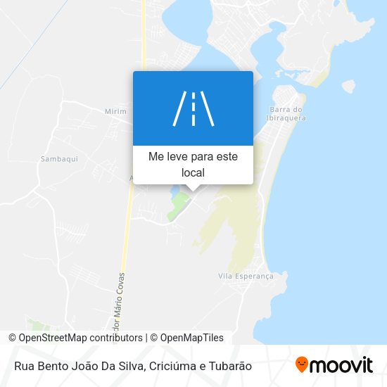 Rua Bento João Da Silva mapa
