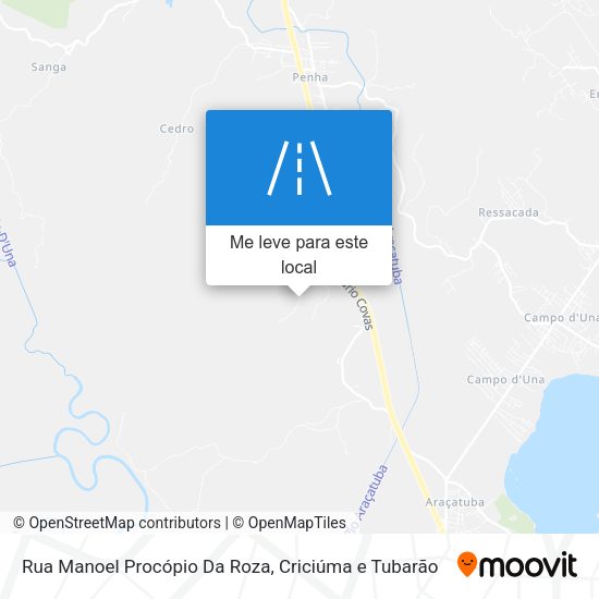 Rua Manoel Procópio Da Roza mapa