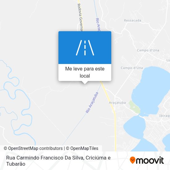 Rua Carmindo Francisco Da Silva mapa