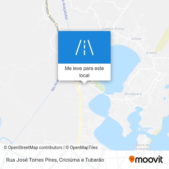 Rua José Torres Pires mapa