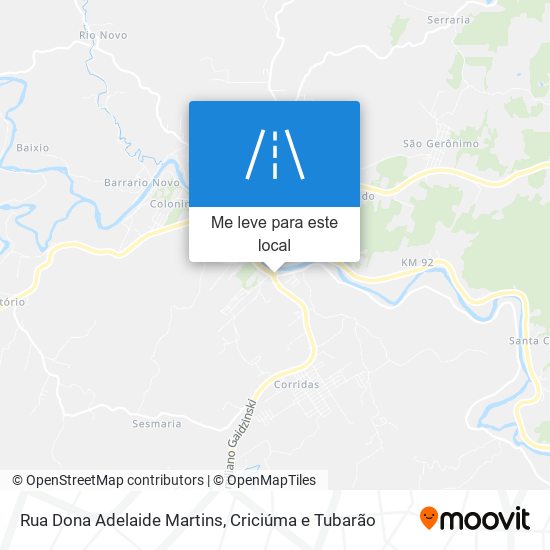 Rua Dona Adelaide Martins mapa