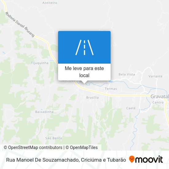 Rua Manoel De Souzamachado mapa