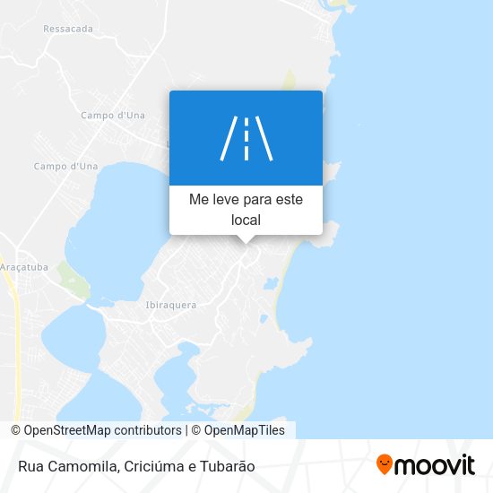 Rua Camomila mapa