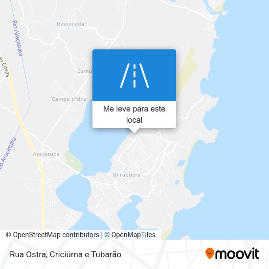 Rua Ostra mapa