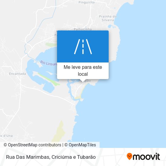 Rua Das Marimbas mapa