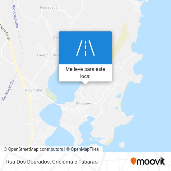 Rua Dos Dourados mapa