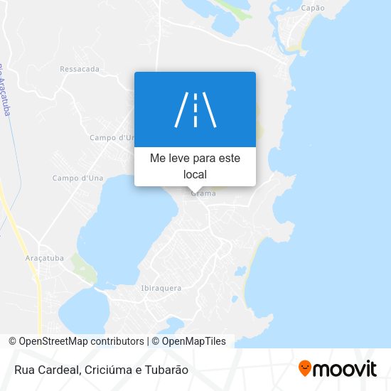 Rua Cardeal mapa