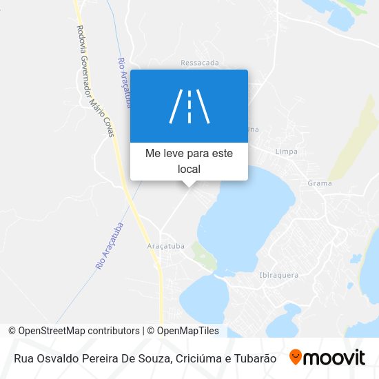 Rua Osvaldo Pereira De Souza mapa