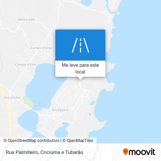 Rua Palmiteiro mapa