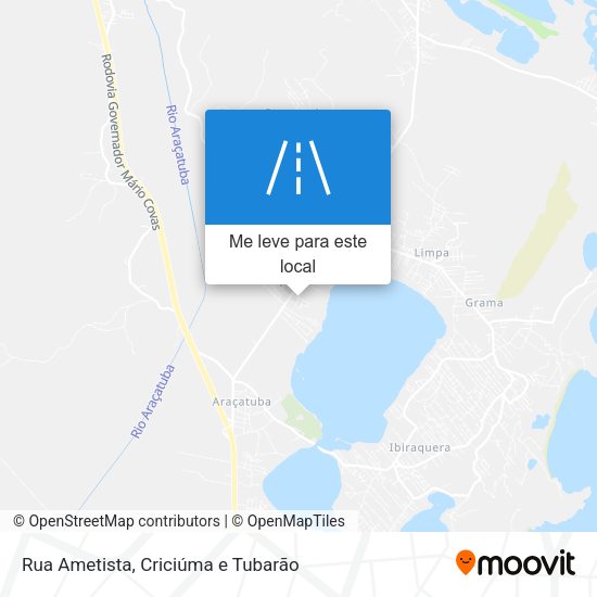 Rua Ametista mapa