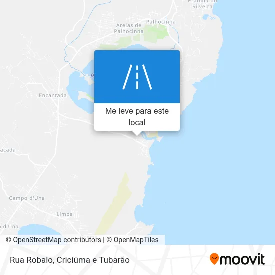Rua Robalo mapa