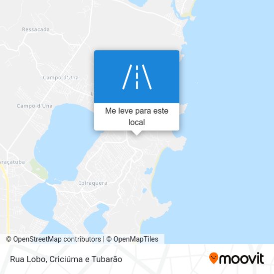 Rua Lobo mapa