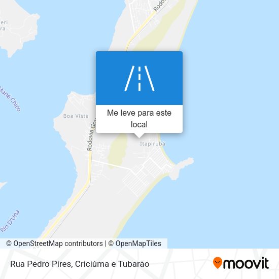 Rua Pedro Pires mapa