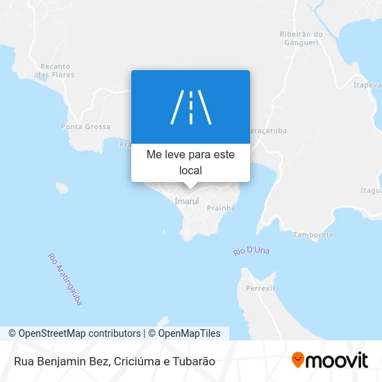 Rua Benjamin Bez mapa