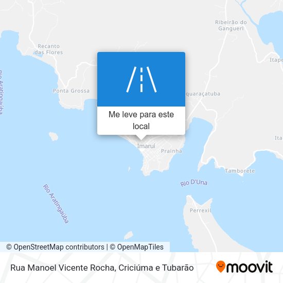 Rua Manoel Vicente Rocha mapa