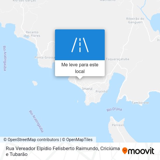 Rua Vereador Elpídio Felisberto Raimundo mapa