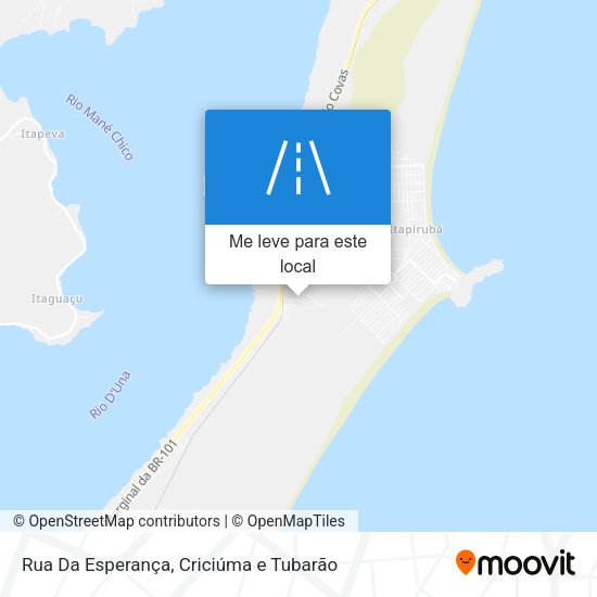 Rua Da Esperança mapa
