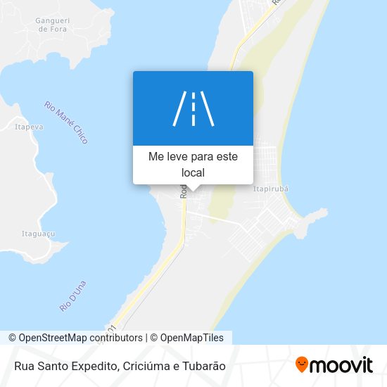 Rua Santo Expedito mapa