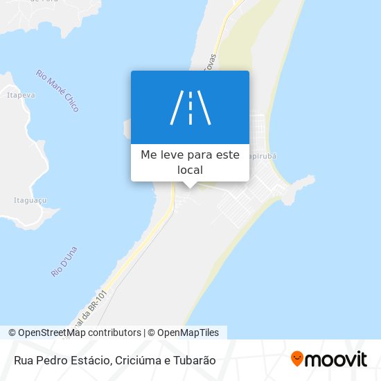 Rua Pedro Estácio mapa