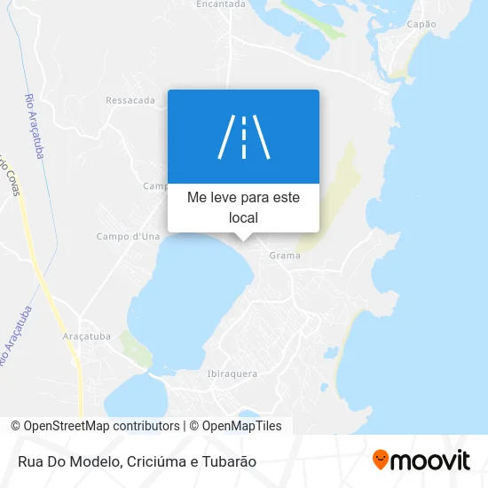 Rua Do Modelo mapa