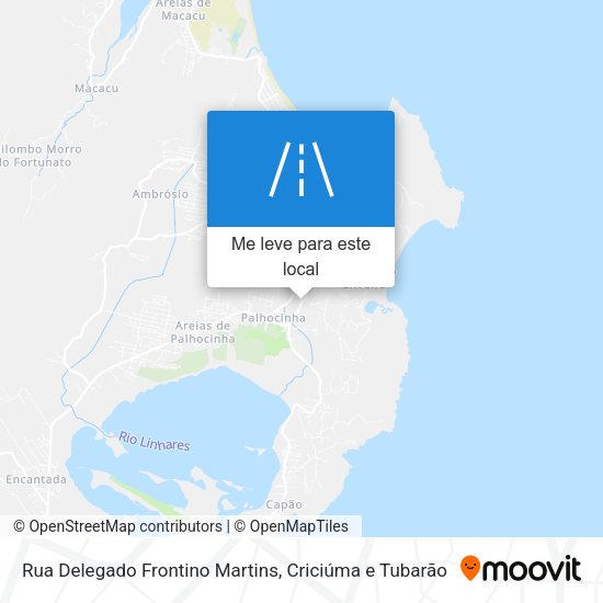 Rua Delegado Frontino Martins mapa
