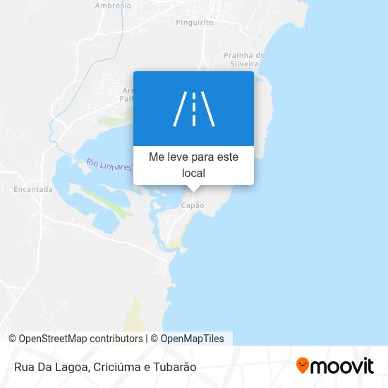 Rua Da Lagoa mapa