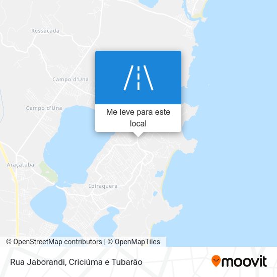 Rua Jaborandi mapa