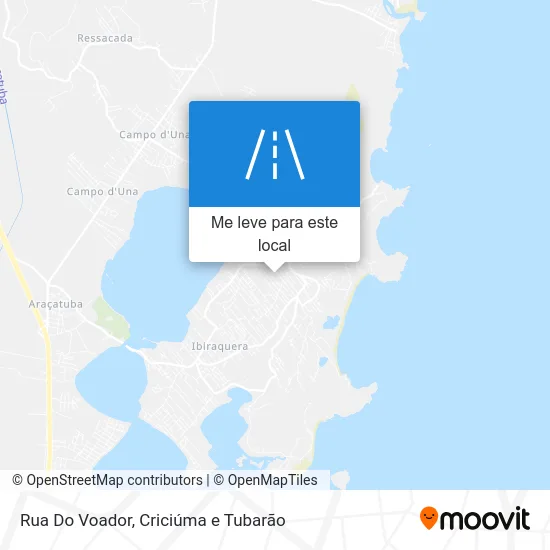Rua Do Voador mapa