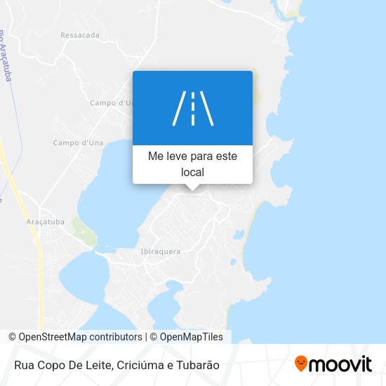 Rua Copo De Leite mapa