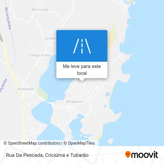 Rua Da Pescada mapa