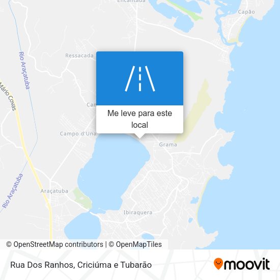 Rua Dos Ranhos mapa