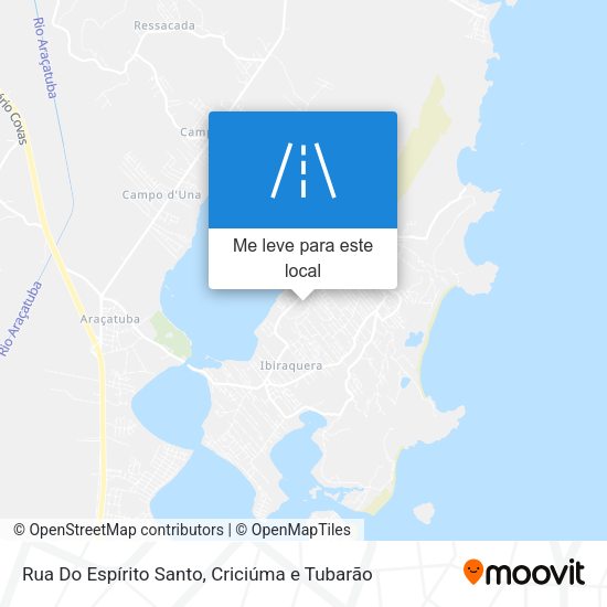 Rua Do Espírito Santo mapa