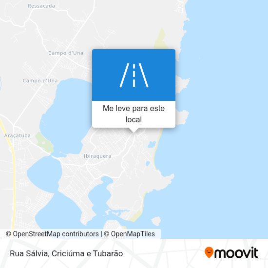 Rua Sálvia mapa
