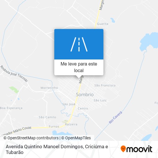 Avenida Quintino Manoel Domingos mapa