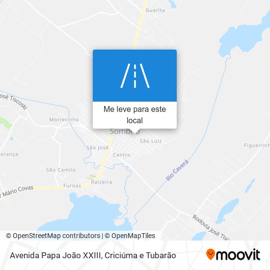 Avenida Papa João XXIII mapa