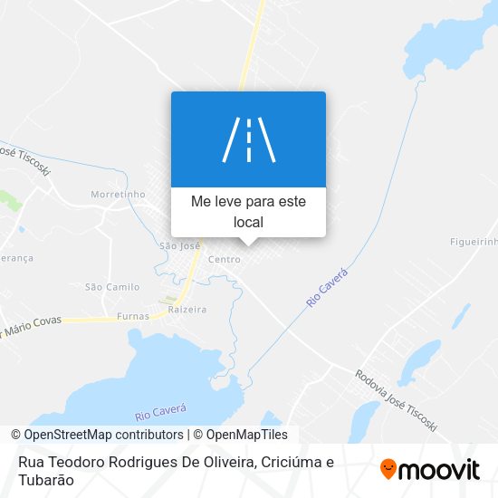 Rua Teodoro Rodrigues De Oliveira mapa