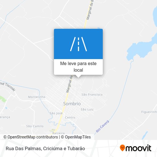 Rua Das Palmas mapa