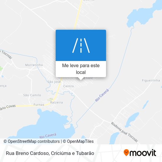 Rua Breno Cardoso mapa