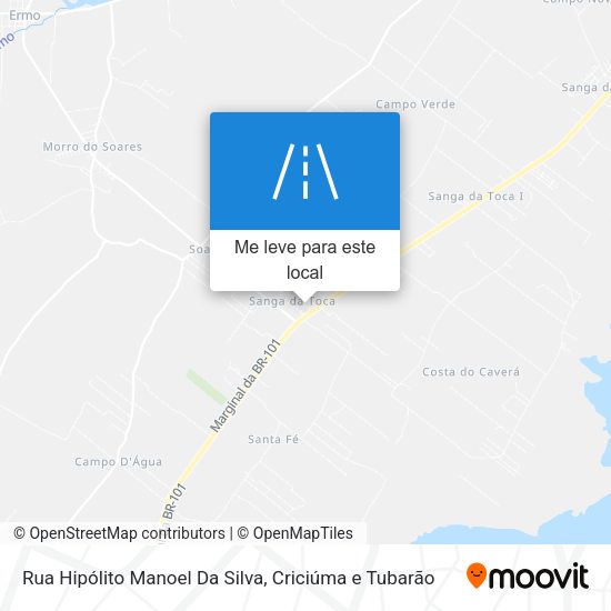 Rua Hipólito Manoel Da Silva mapa