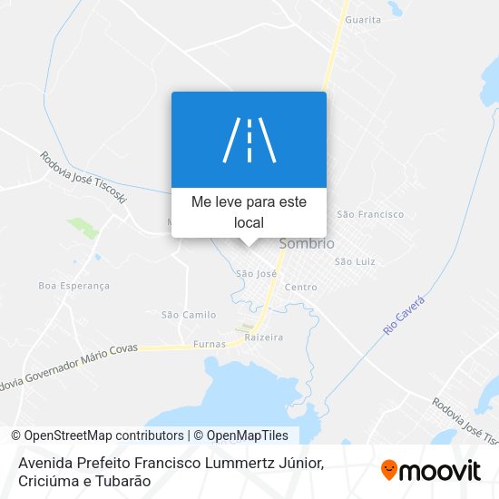 Avenida Prefeito Francisco Lummertz Júnior mapa