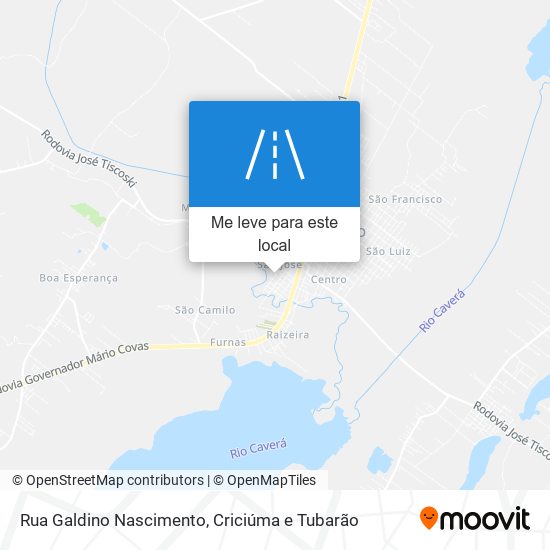 Rua Galdino Nascimento mapa