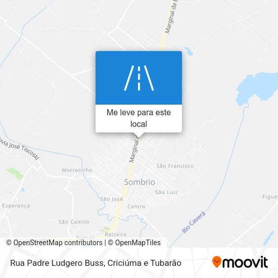 Rua Padre Ludgero Buss mapa