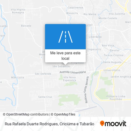 Rua Rafaela Duarte Rodrigues mapa