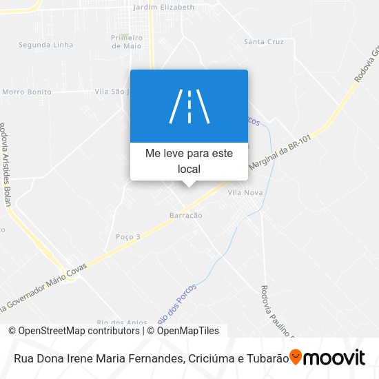 Rua Dona Irene Maria Fernandes mapa